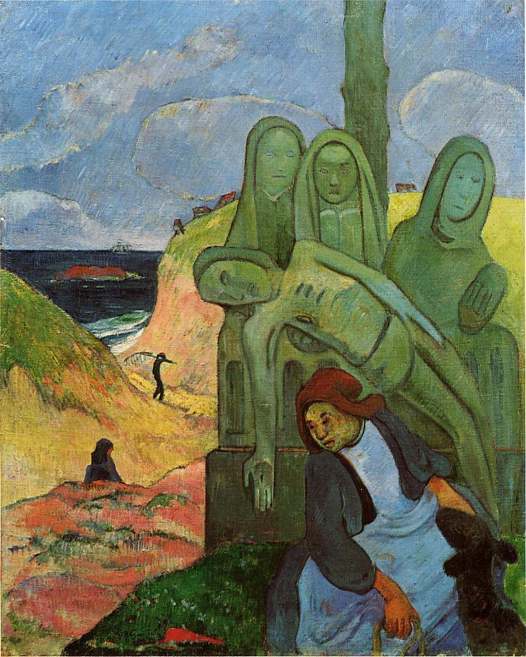Green Christ - Paul Gauguin Painting
